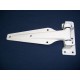 P300ADJ – Powder coated white Adjustable hinge