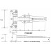 P300 R & F – Powder coated White Rise & Fall hinges